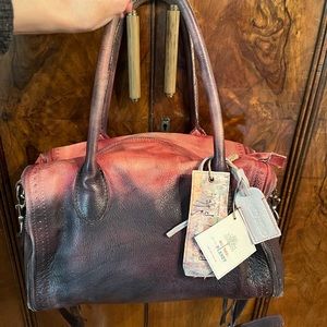 Old Trend leather bag ombré purse